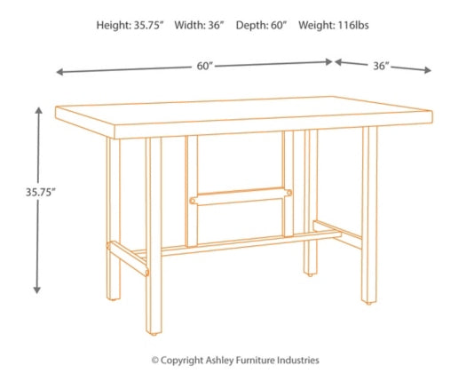 Avara Counter Height Table Pieces